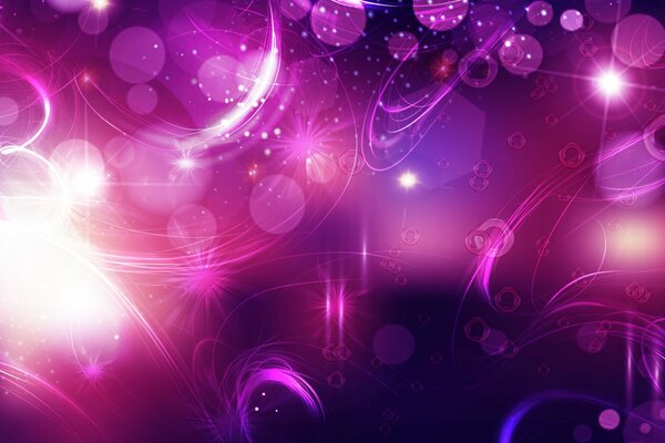 Abstrakcja w odcieniach różu i fioletu