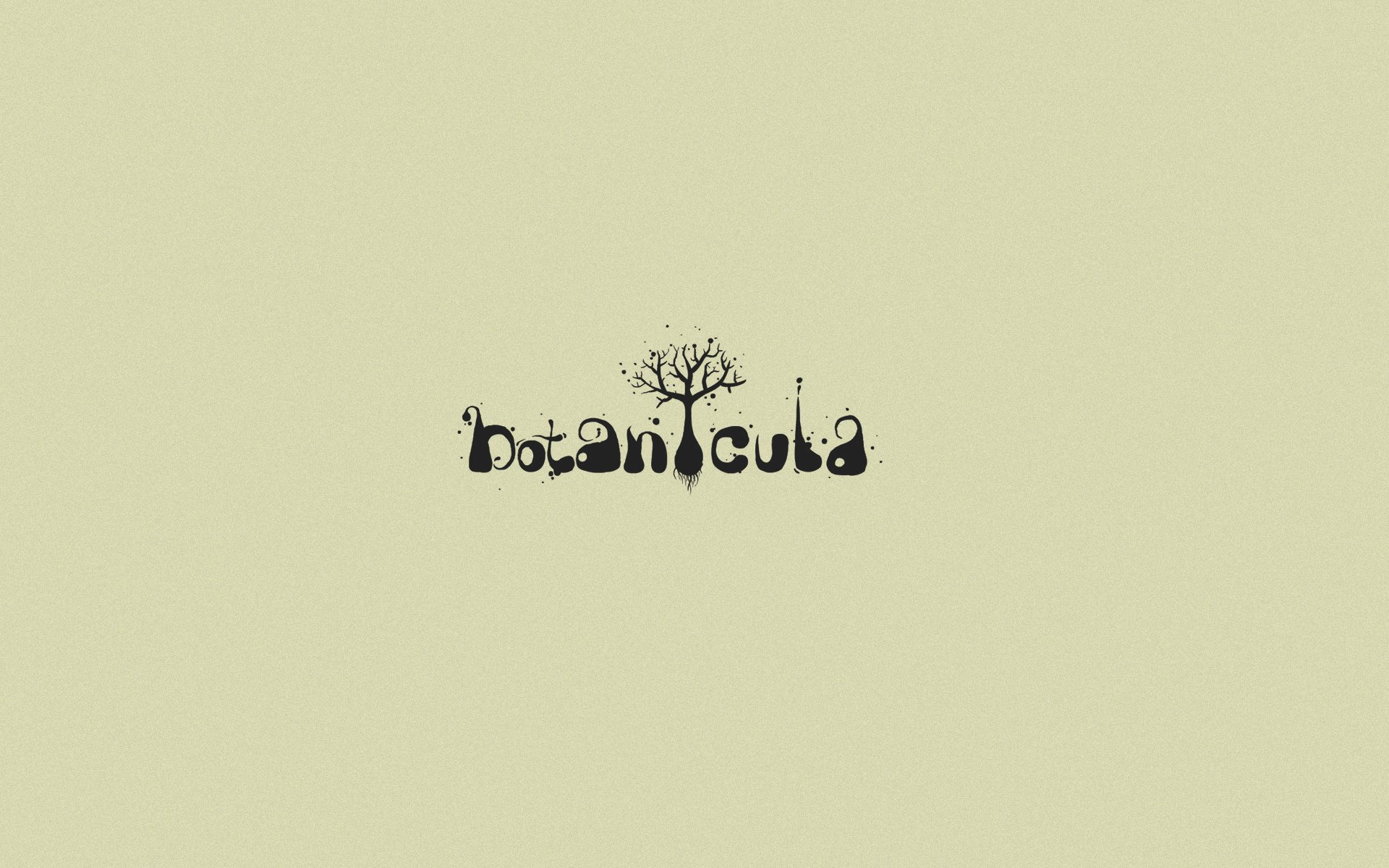 gra botanicula arcydzieło logo drewno czcionka
