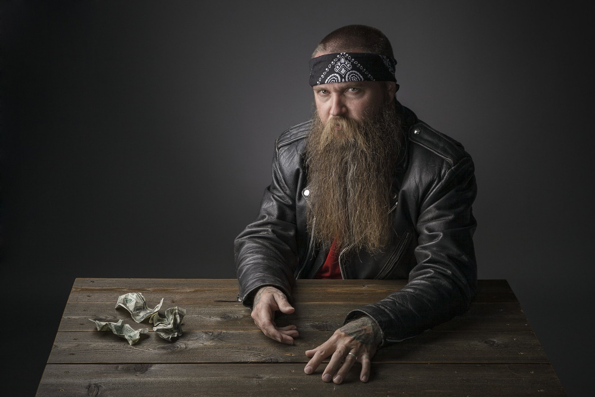 mężczyzna broda portret