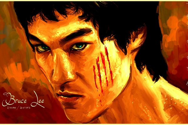 Ogniste spojrzenie Bruce Lee