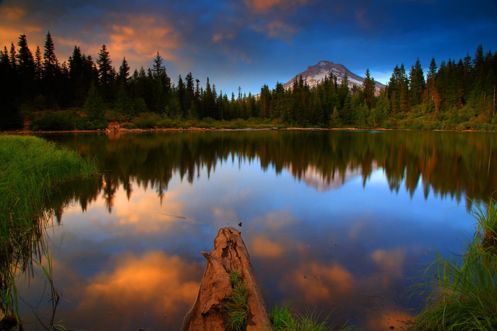 jezioro las usa woda krajobraz mf good national oregon natura zdjęcia